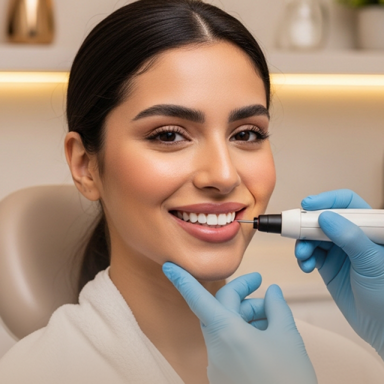 قص اللثة بالليزر